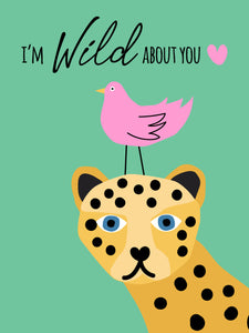 Wild and Bright Valentine's Day Cards digital download